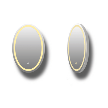 6 Mirror - Non Frame Series - Oval- Available in 24" by 18"