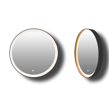 1 Mirror - Metallic Color Series - Round - Available in 30" and 24" (With Frame)